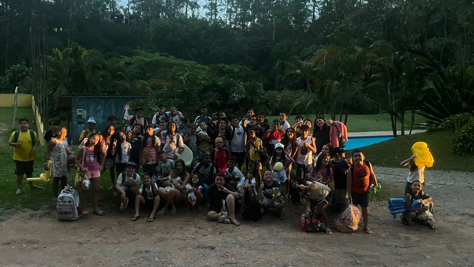 Rotina diária do transporte escolar