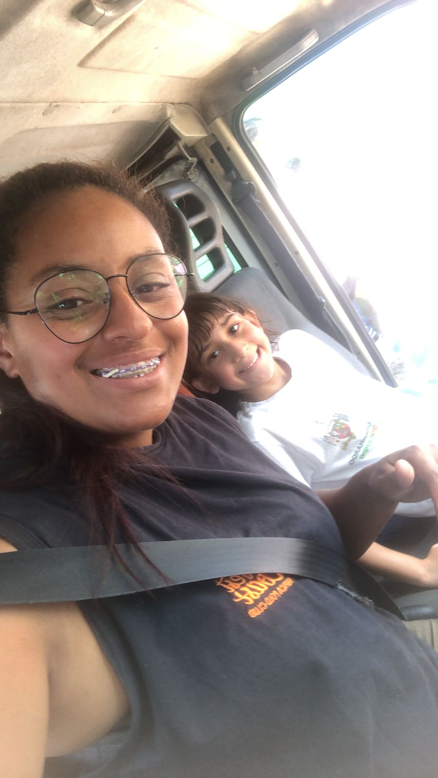 Crianças com a Tia Fernanda